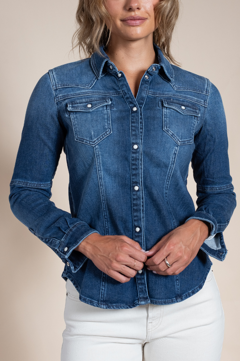 Beth Selvage Denim Shirt