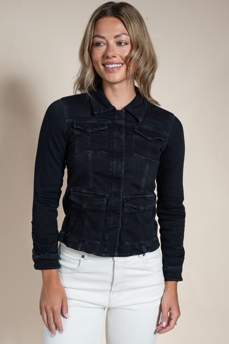 Women's Beale Selvedge Denim Jacket – Italian Luxury Denim Outerwear