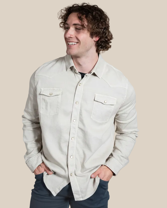 Roper Selvage Denim Shirt - Hyde Luxury Apparel