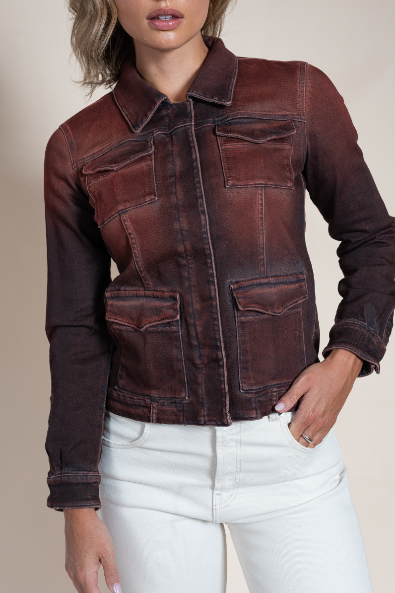 Women's Beale Selvedge Denim Jacket – Italian Luxury Denim Outerwear