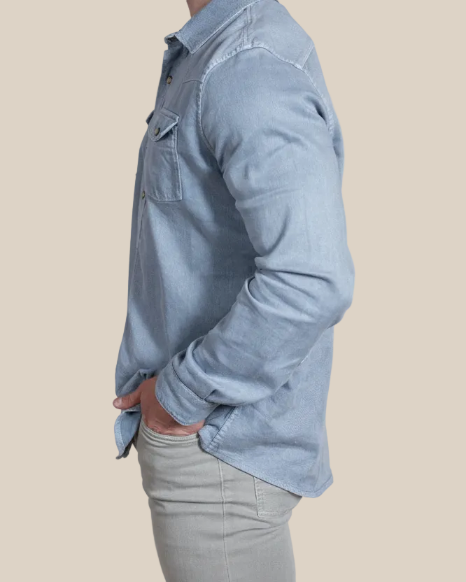 Italian Linen Overshirt - Hyde Luxury Apparel