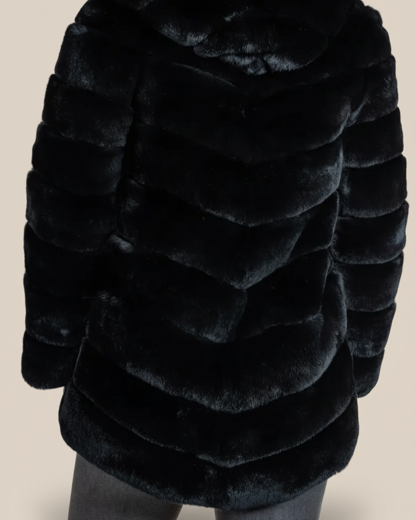 Rex Fur High-Low Coat - Hyde Luxury Apparel