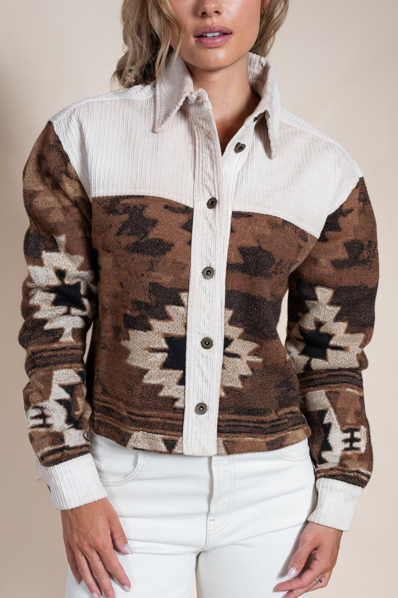 Kaiah Cropped Overshirt - Hyde Luxury Apparel