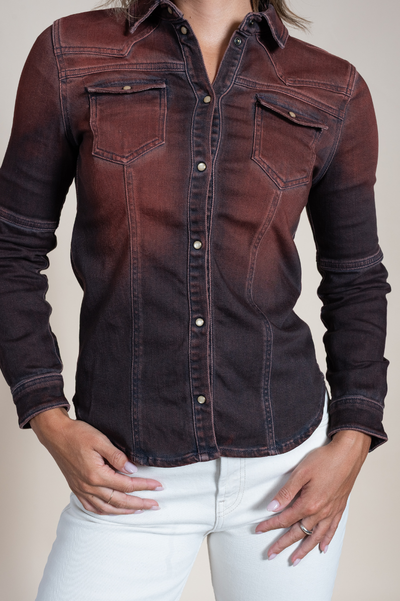 Beth Selvage Denim Shirt