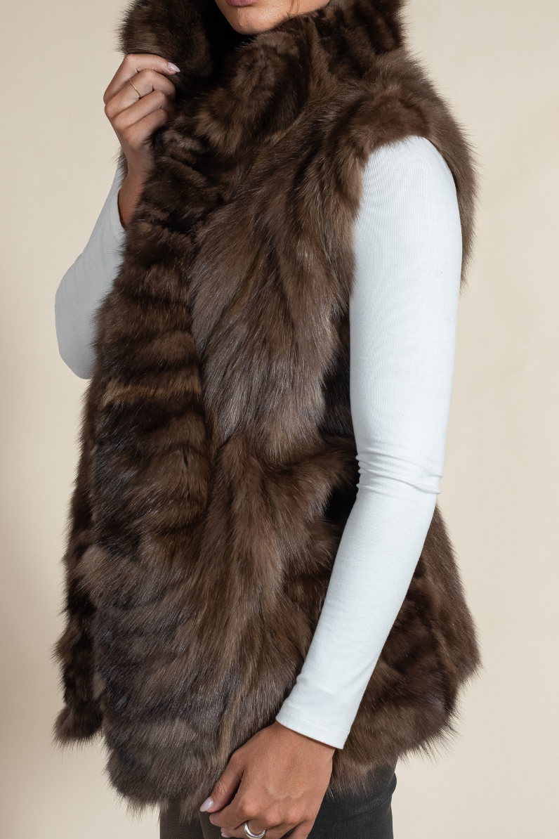 Women’s Russian Sable Fur Coat – Premium Luxury Outerwear | Hyde Luxury Apparel