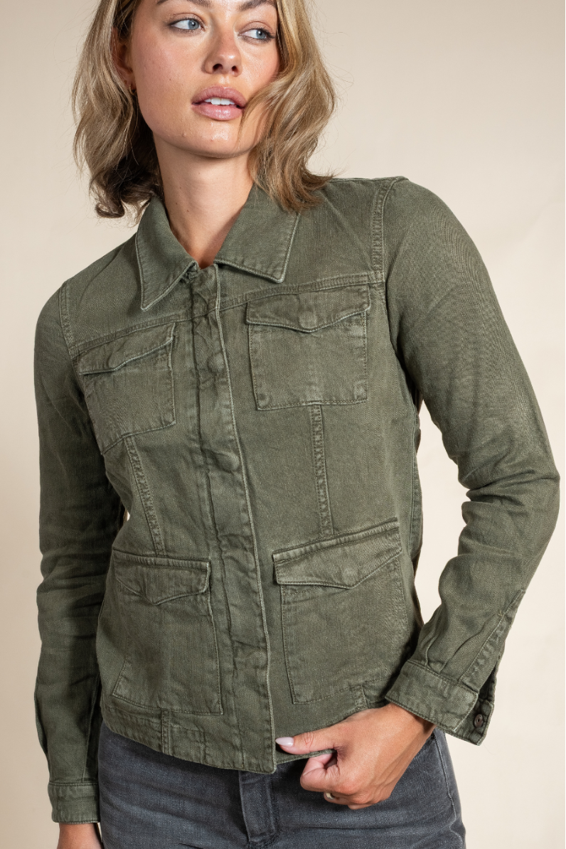 Women's Beale Cotton Linen Jacket – Italian Luxury Summer Layer