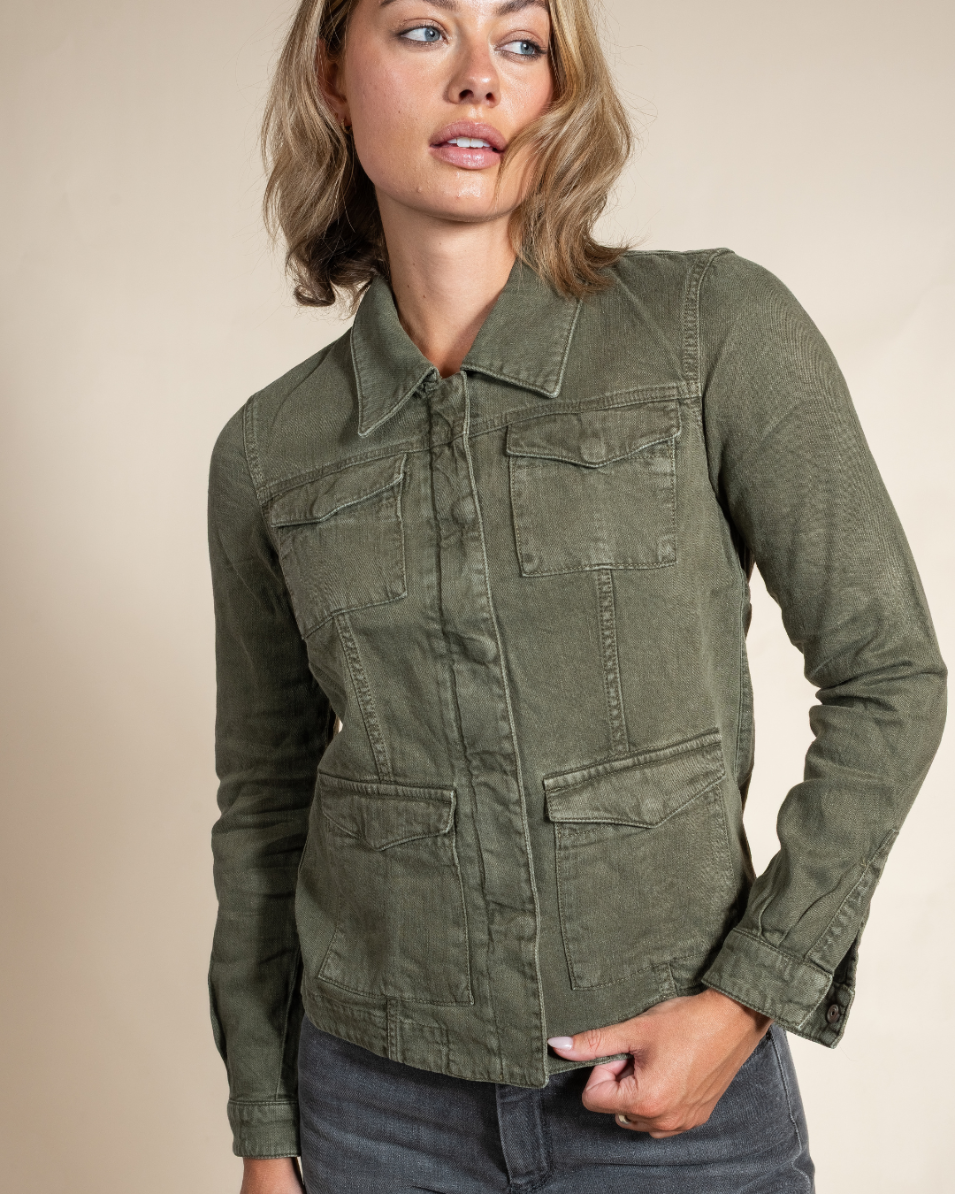 Women's Beale Cotton Linen Jacket – Italian Luxury Summer Layer