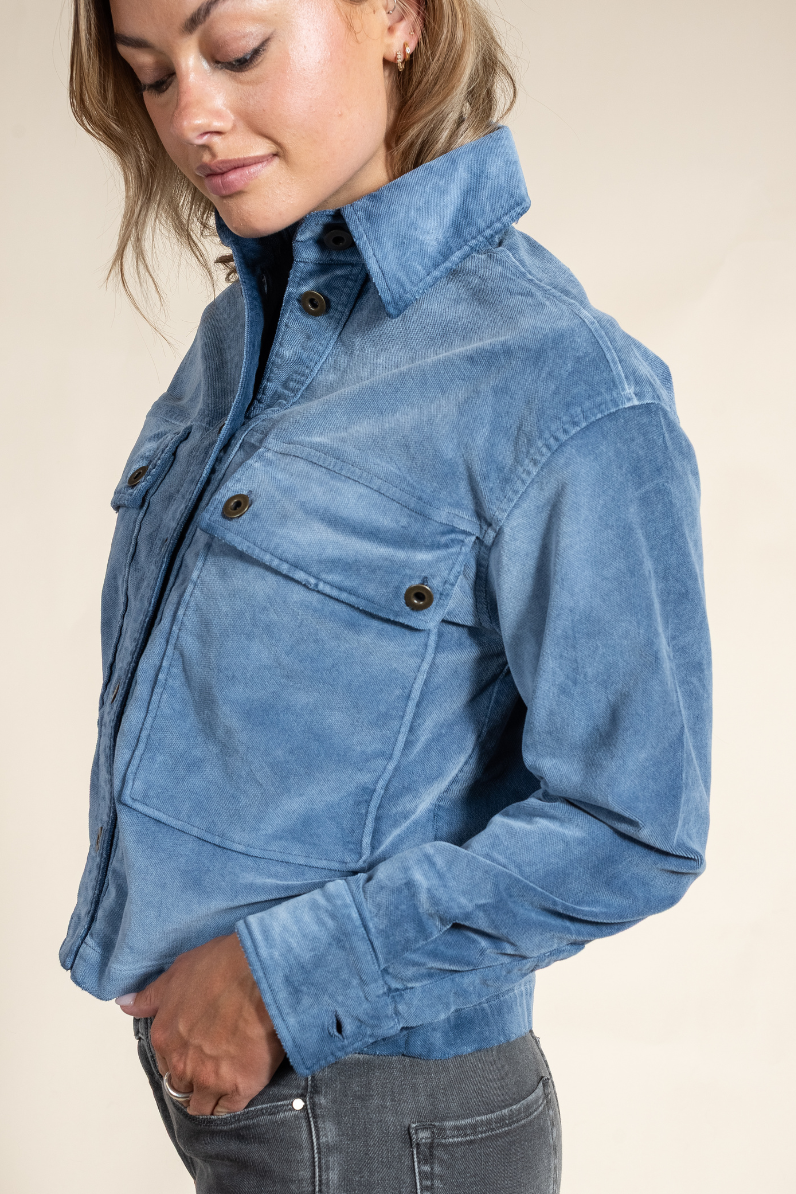 Elle Cropped Jacket - Hyde Luxury Apparel