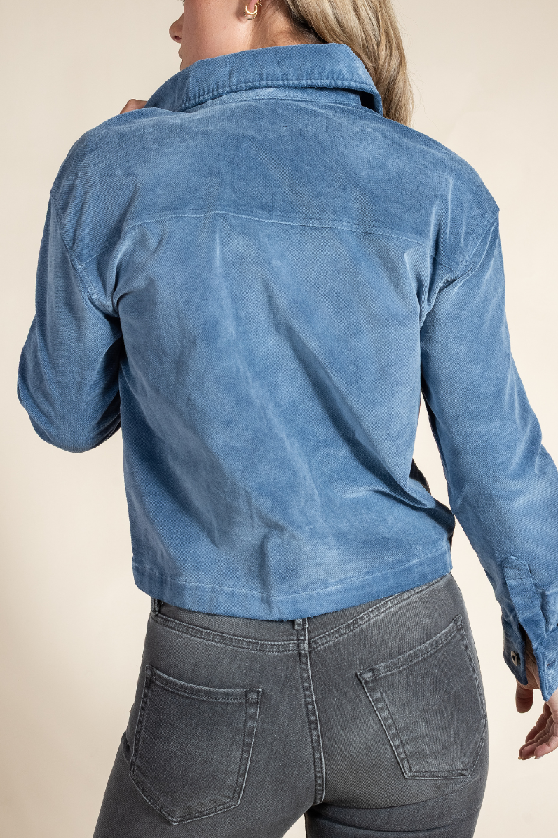 Elle Cropped Jacket - Hyde Luxury Apparel