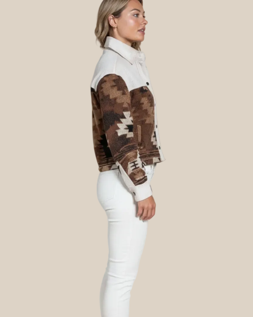 Kaiah Cropped Overshirt - Hyde Luxury Apparel