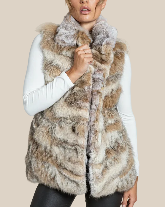 Women’s Lynx Fur Cape – Statement Luxury Winter Layer | Hyde Luxury Apparel