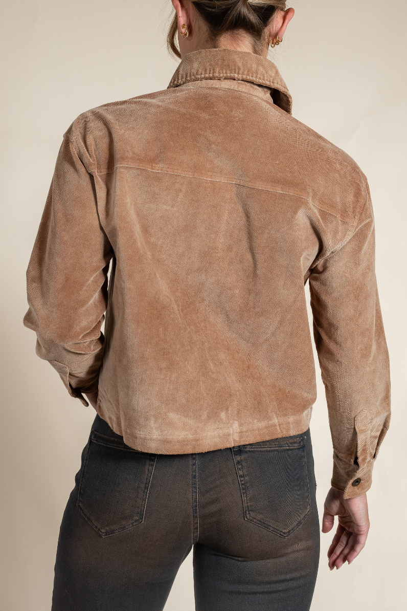 Elle Cropped Jacket - Hyde Luxury Apparel