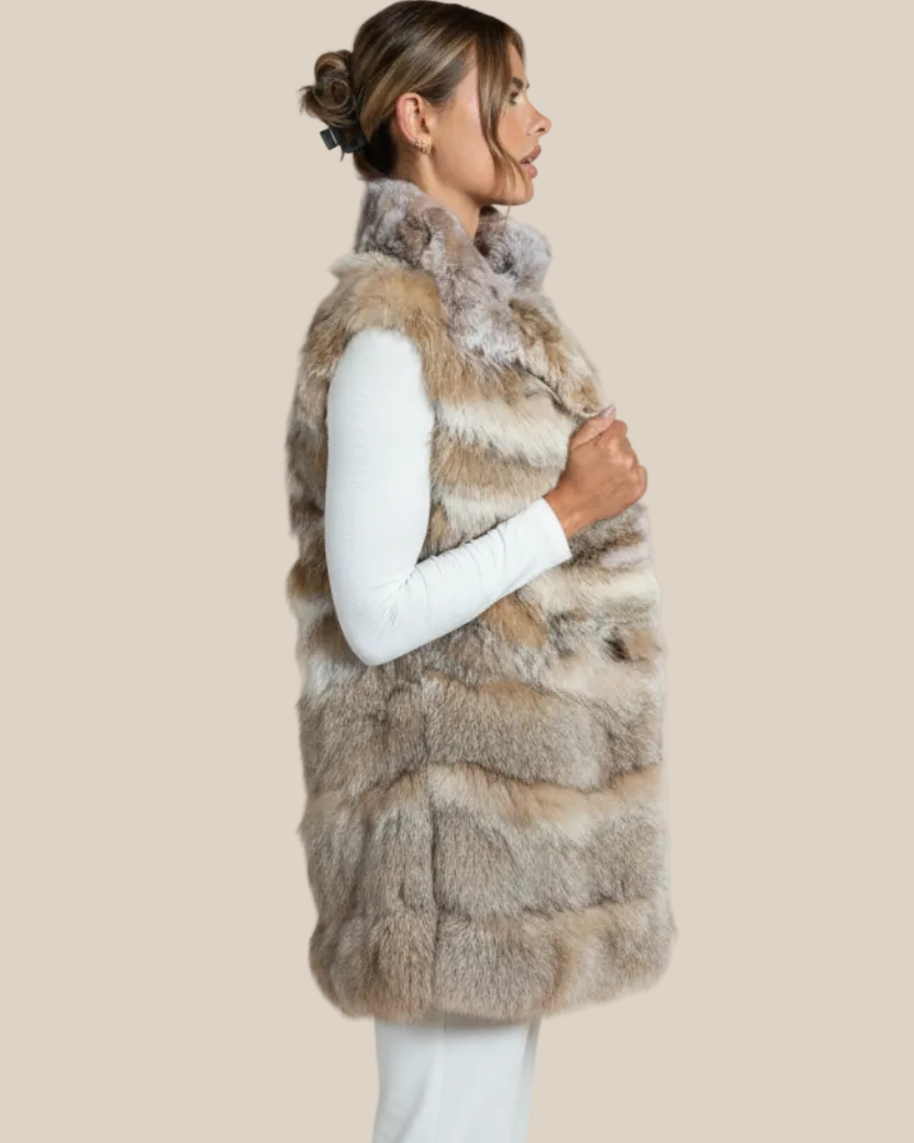 Women’s Lynx Fur Cape – Statement Luxury Winter Layer | Hyde Luxury Apparel