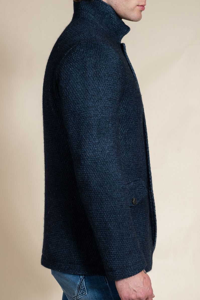 Mohair Wool Men's Coat - Hyde Luxury Apparel