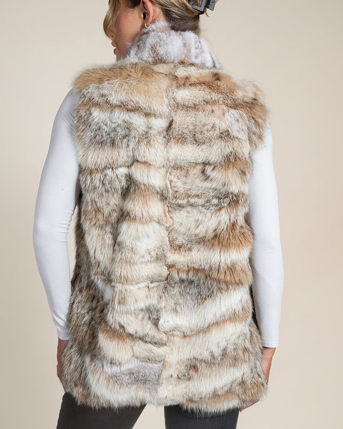 Women’s Lynx Fur Vest – Statement Luxury Winter Layer | Hyde Luxury Apparel