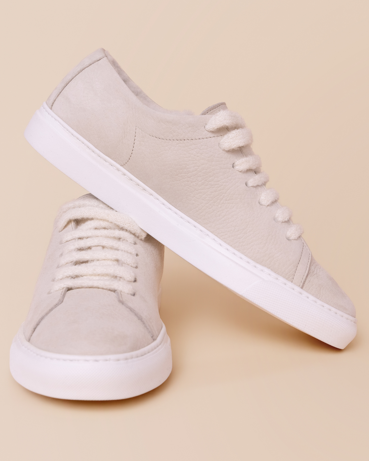 Italian craftsmanship and matte nubuck finish