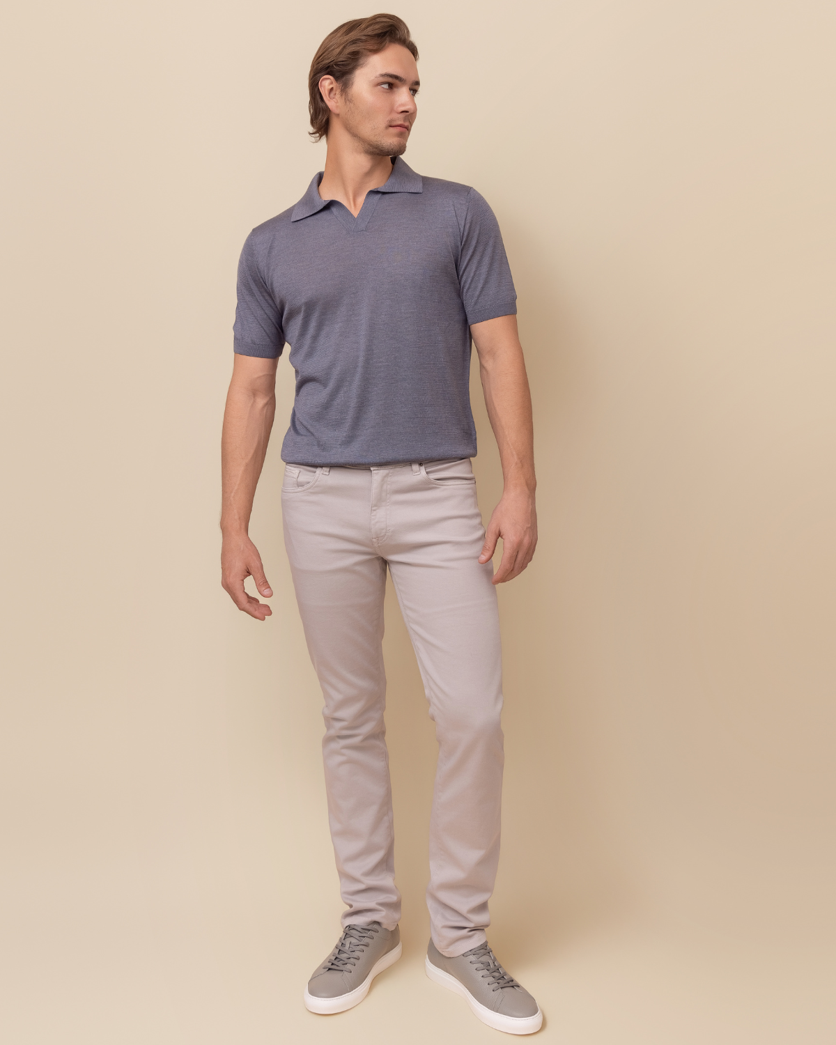 HYDE Portofino Silk Polo Sweater