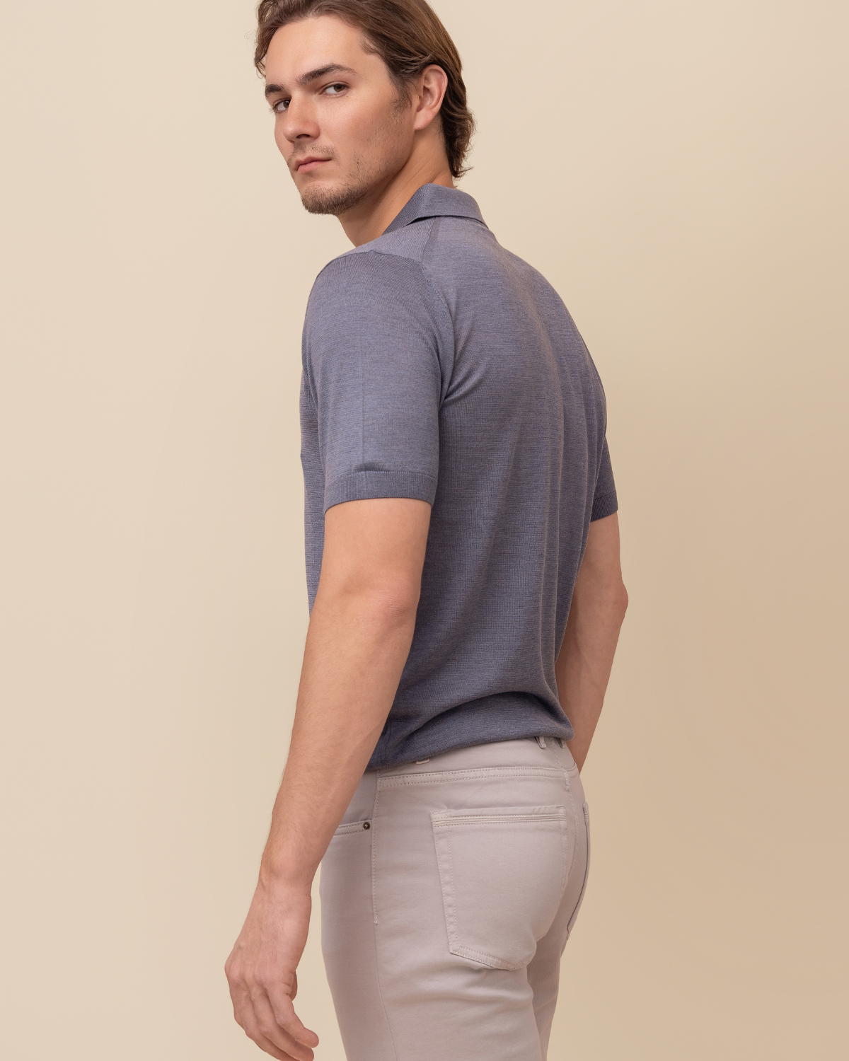 HYDE Portofino Silk Polo Sweater