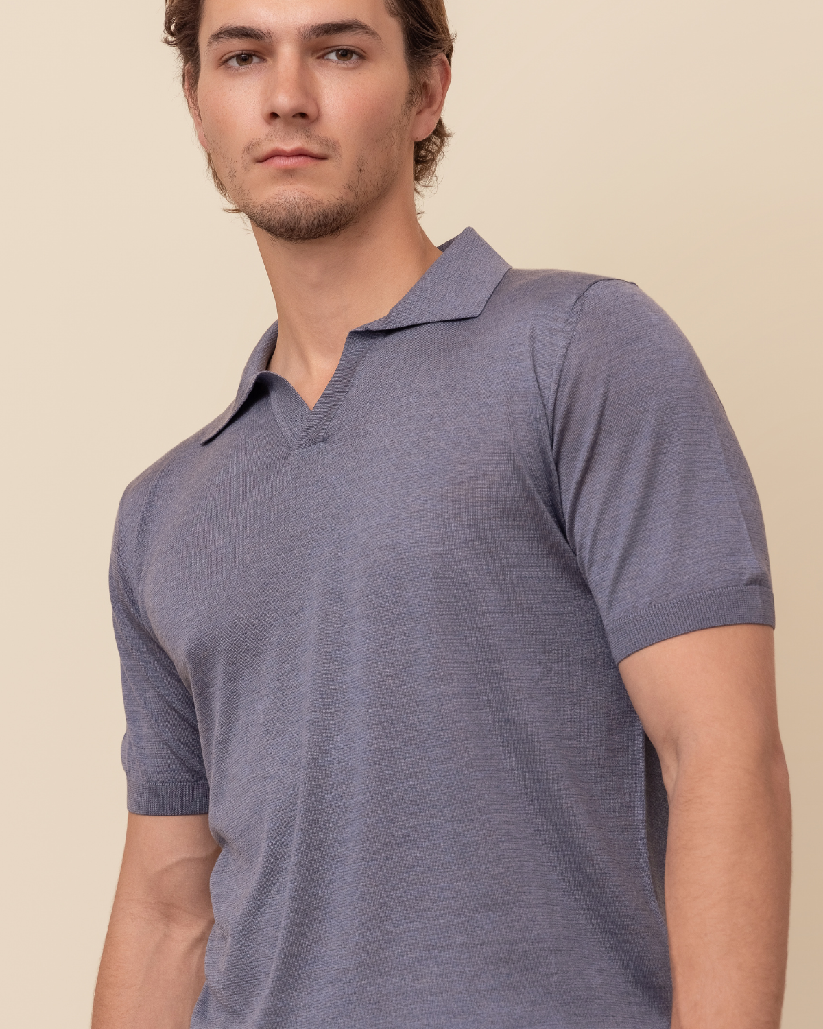 HYDE Portofino Silk Polo Sweater