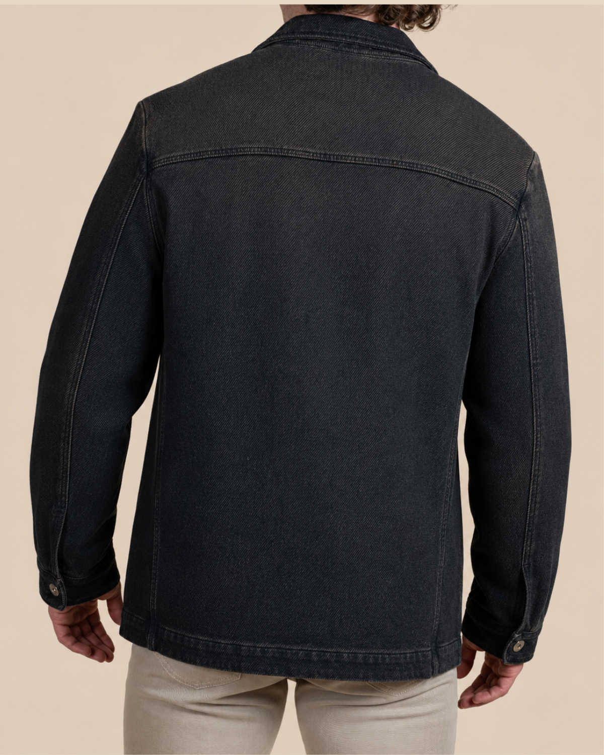 HYDE Tennessee Chore Jacket — Desert Overwash | Men's Luxury Italian Cotton-Blend Western Jacket